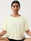 Athleta With Ease Crop Tee In Glow