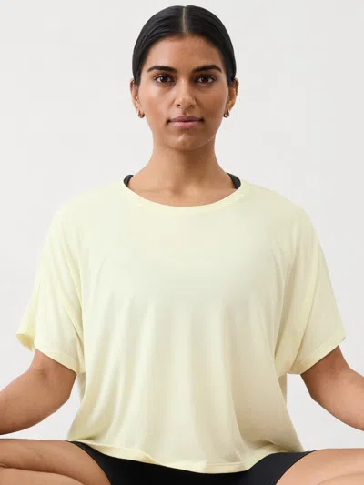 Athleta With Ease Crop Tee In Glow