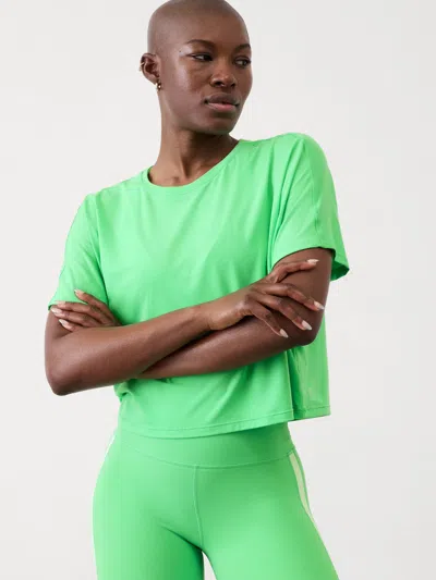 Athleta With Ease Crop Tee In Valley