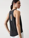 Athleta With Ease Open Back Tank In Black