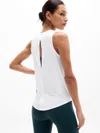 Athleta With Ease Open Back Tank In White