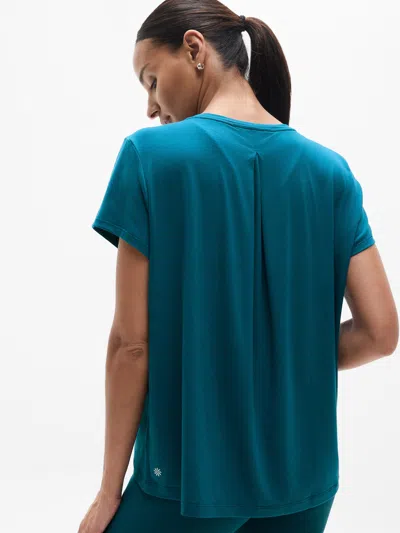Athleta With Ease Tee In Coastal Teal
