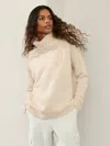 Athleta Women's Alpine Wool-cashmere Turtleneck Sweater In Bone
