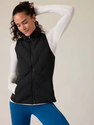 Athleta Women's Inlet Puffer Vest In Black