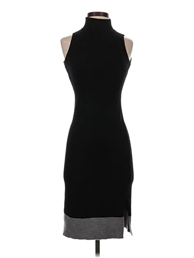 Pre-owned Athleta Wool Dress In Black