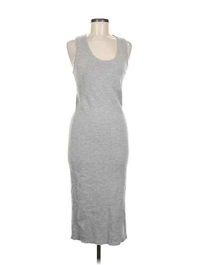 Pre-owned Athleta Wool Dress In Gray