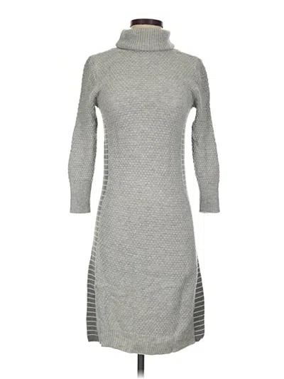 Pre-owned Athleta Wool Dress In Gray