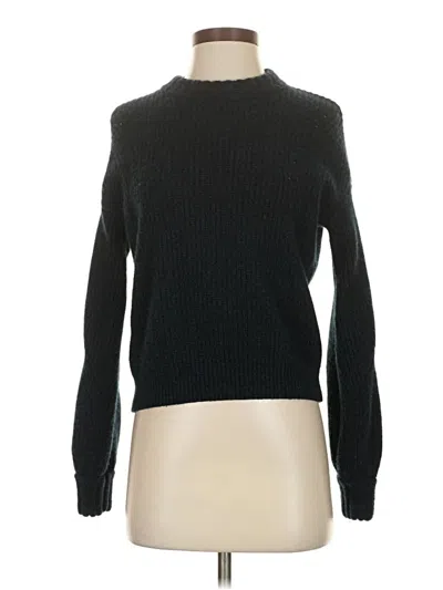 Pre-owned Athleta Wool Pullover Sweater In Black