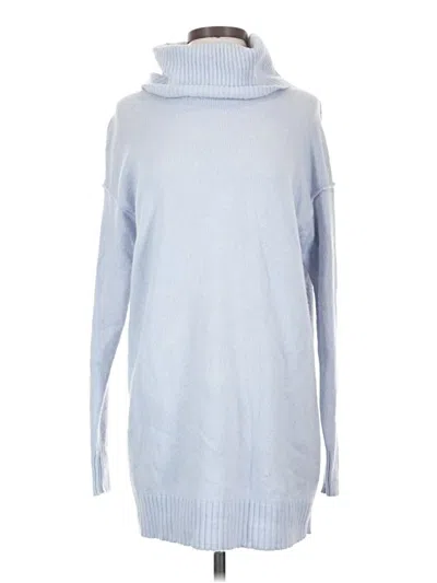 Pre-owned Athleta Wool Pullover Sweater In Blue