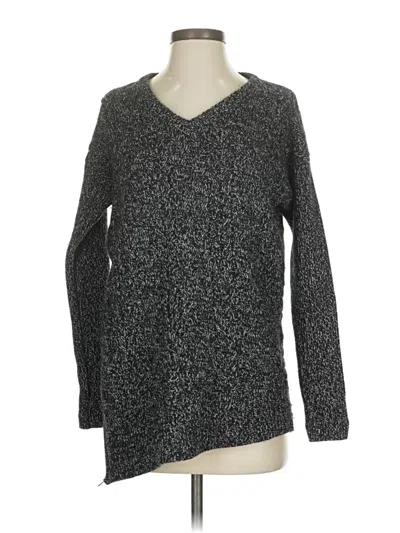 Pre-owned Athleta Wool Pullover Sweater In Gray