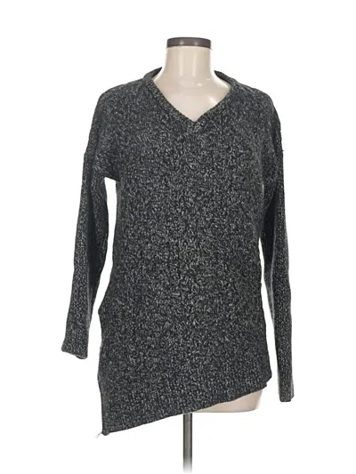 Pre-owned Athleta Wool Pullover Sweater In Gray