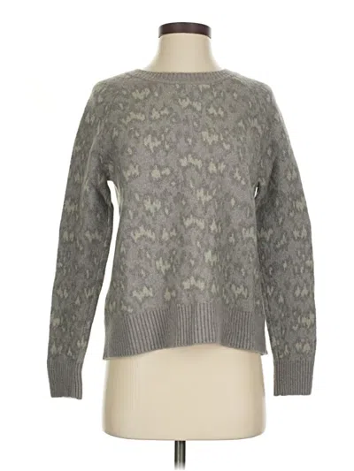 Pre-owned Athleta Wool Pullover Sweater In Gray