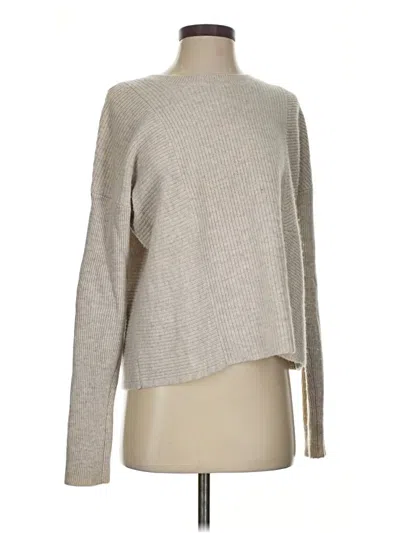 Pre-owned Athleta Wool Pullover Sweater In Gray