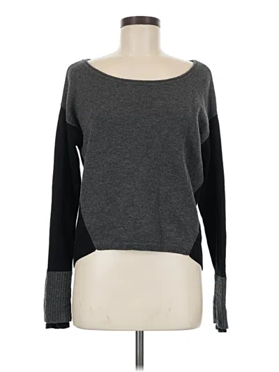 Pre-owned Athleta Wool Pullover Sweater In Gray
