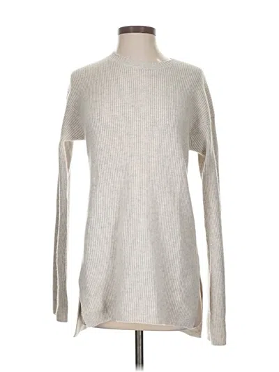Pre-owned Athleta Wool Pullover Sweater In Gray