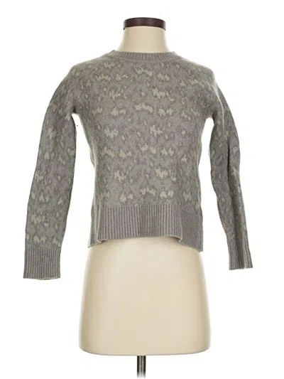 Pre-owned Athleta Wool Pullover Sweater In Gray