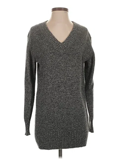 Pre-owned Athleta Wool Pullover Sweater In Gray