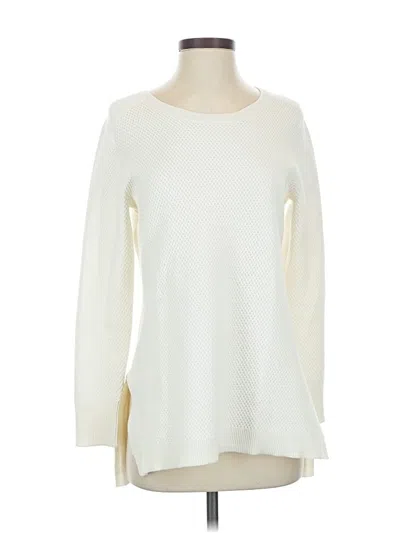 Pre-owned Athleta Wool Pullover Sweater In Ivory