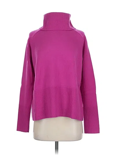Pre-owned Athleta Wool Pullover Sweater In Pink