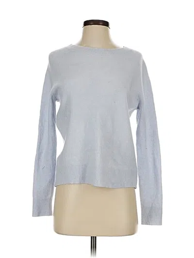 Pre-owned Athleta Wool Pullover Sweater In Silver