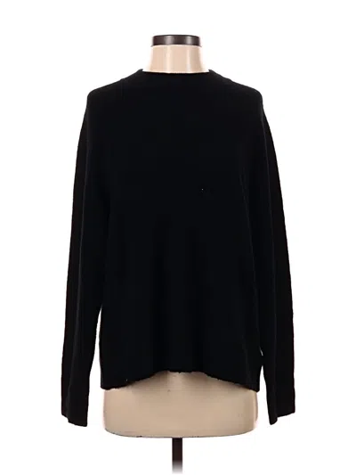 Pre-owned Athleta Wool Sweater In Black