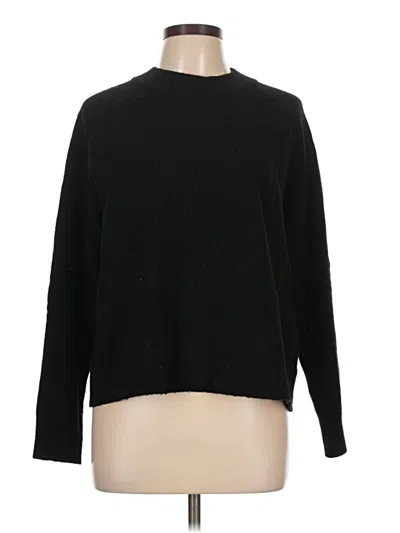 Pre-owned Athleta Wool Sweater In Black