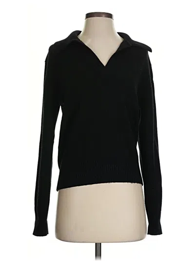 Pre-owned Athleta Wool Sweater In Black
