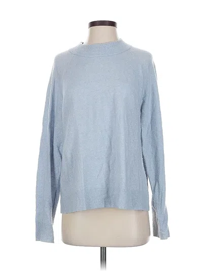 Pre-owned Athleta Wool Sweater In Blue