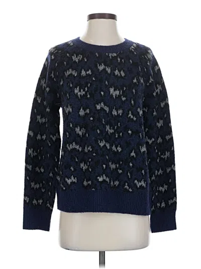 Pre-owned Athleta Wool Sweater In Blue
