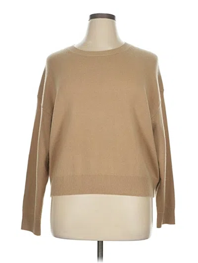 Pre-owned Athleta Wool Sweater In Brown