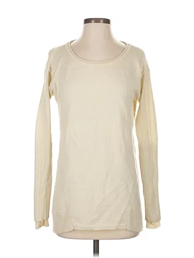 Pre-owned Athleta Wool Sweater In Ivory