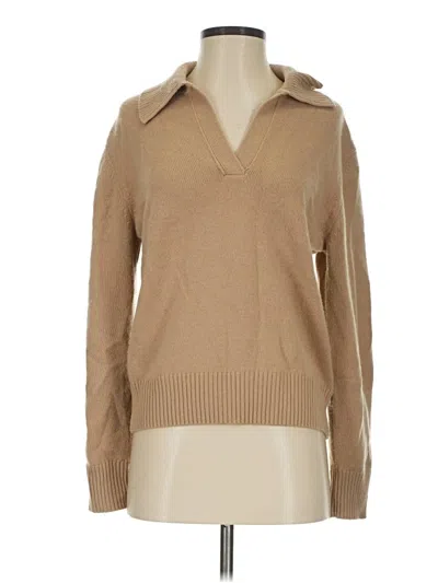 Pre-owned Athleta Wool Sweater In Tan