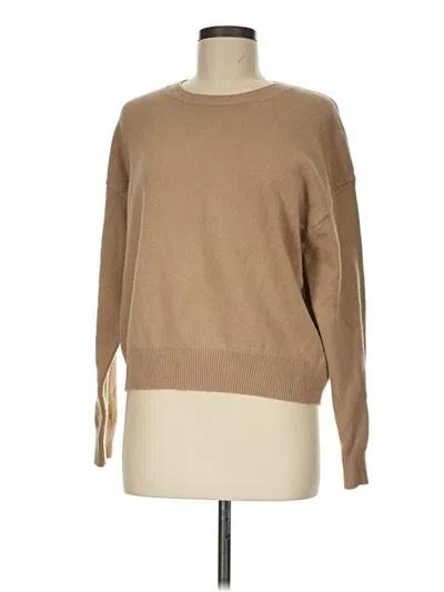 Pre-owned Athleta Wool Sweater In Tan