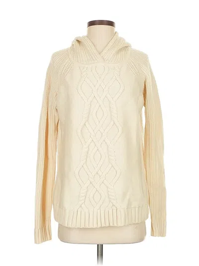 Pre-owned Athleta Wool Sweater In White