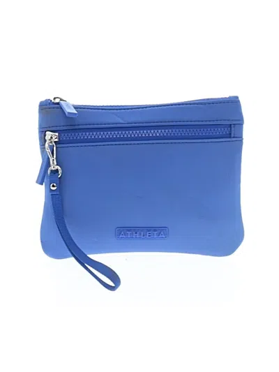 Pre-owned Athleta Wristlet In Blue