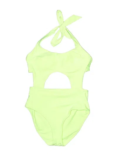 Pre-owned Athleta X Alicia Keys Two Piece Swimsuit In Green