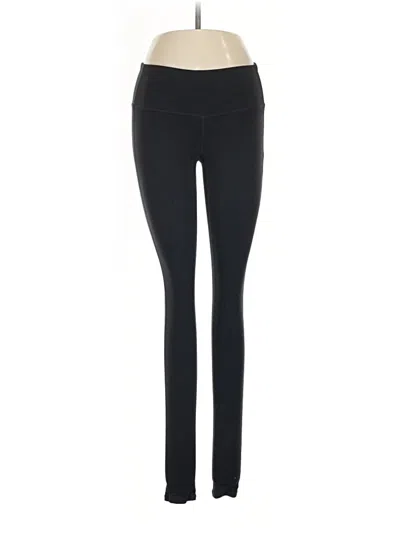 Pre-owned Athleta Yoga Pants In Black