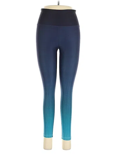 Pre-owned Athleta Yoga Pants In Blue