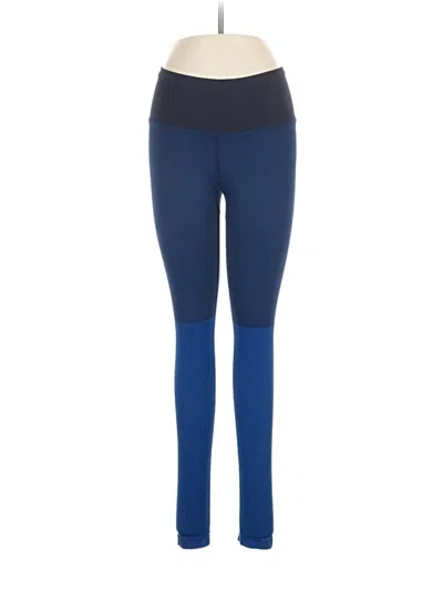 Pre-owned Athleta Yoga Pants In Blue