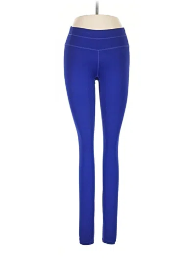 Pre-owned Athleta Yoga Pants In Blue