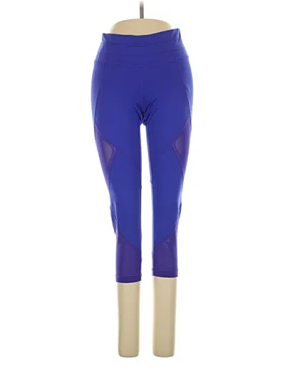 Pre-owned Athleta Yoga Pants In Blue