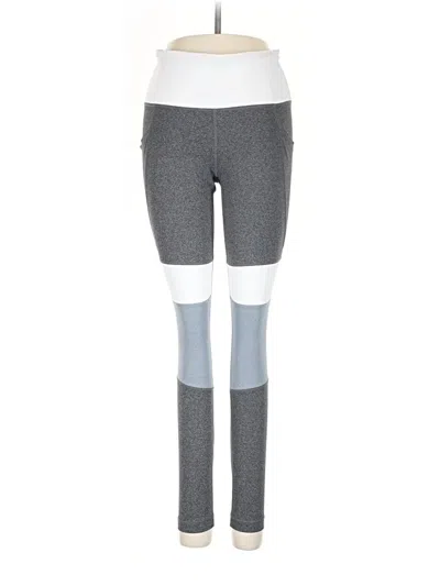 Pre-owned Athleta Yoga Pants In Gray