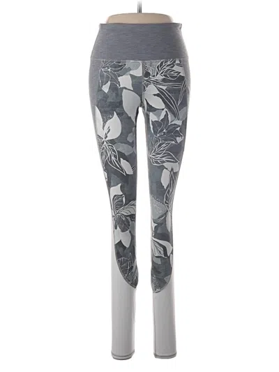 Pre-owned Athleta Yoga Pants In Gray