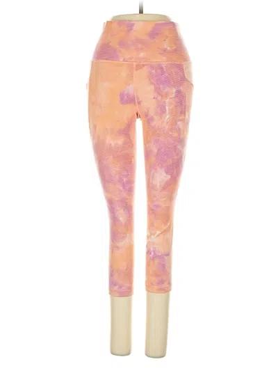 Pre-owned Athleta Yoga Pants In Pink