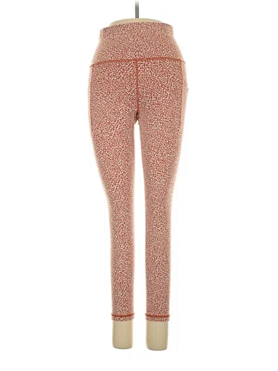 Pre-owned Athleta Yoga Pants In Pink