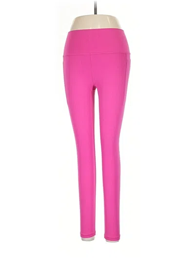 Pre-owned Athleta Yoga Pants In Pink