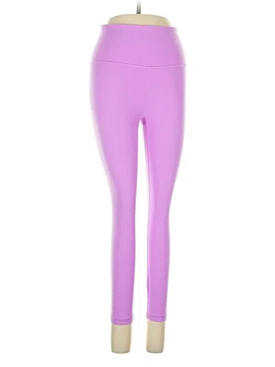 Pre-owned Athleta Yoga Pants In Purple
