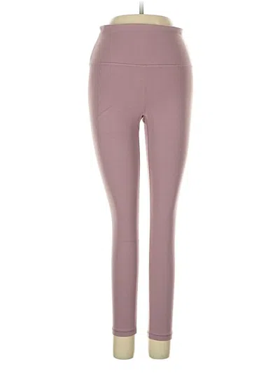 Pre-owned Athleta Yoga Pants In Purple