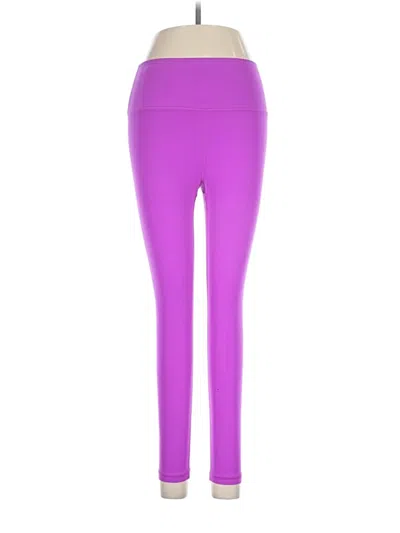 Pre-owned Athleta Yoga Pants In Purple