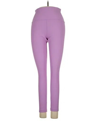 Pre-owned Athleta Yoga Pants In Purple
